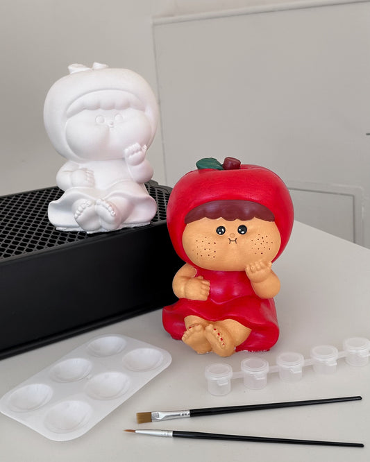 Apfelmädchen Figur