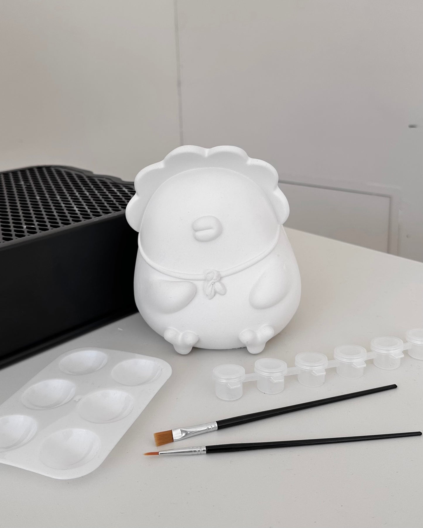 Kücken Figur mit Häubchen