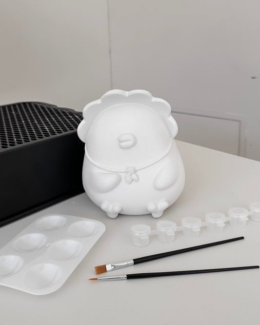 Kücken Figur mit Häubchen